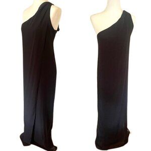 WINK One-Shoulder Long Elegant Black Dress – Size M ✨🖤 Elegance & Grace